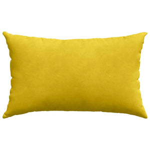Μαξιλάρι Καναπέ 2 pcs Κίτρινο 50 x 30 cm Υφασμάτινο Κορντουρά