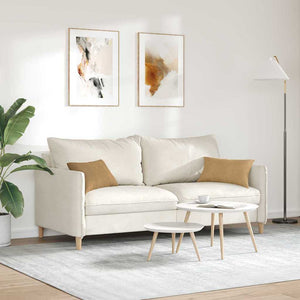 Μαξιλάρι Καναπέ 2 pcs Καφέ 50 x 30 cm Υφασμάτινο Κορντουρά