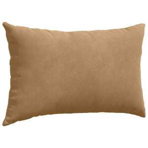 Μαξιλάρι Καναπέ 2 pcs Καφέ 50 x 30 cm Υφασμάτινο Κορντουρά