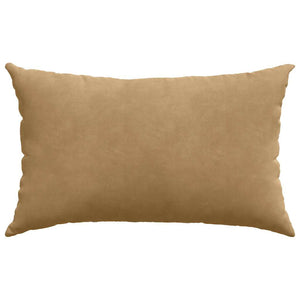 Μαξιλάρι Καναπέ 2 pcs Καφέ 50 x 30 cm Υφασμάτινο Κορντουρά
