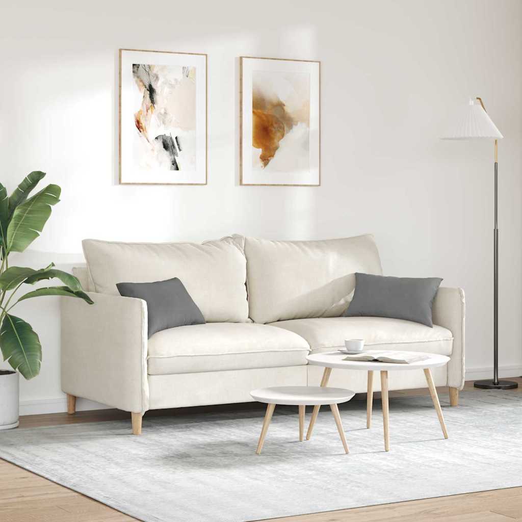 Μαξιλάρι Καναπέ 2 pcs Σκούρο Γκρι 50 x 30 cm ύφασμα