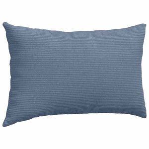 Μαξιλάρι Καναπέ 2 pcs Μπλε 50 x 30 cm Υφασμάτινο Κορντουρά