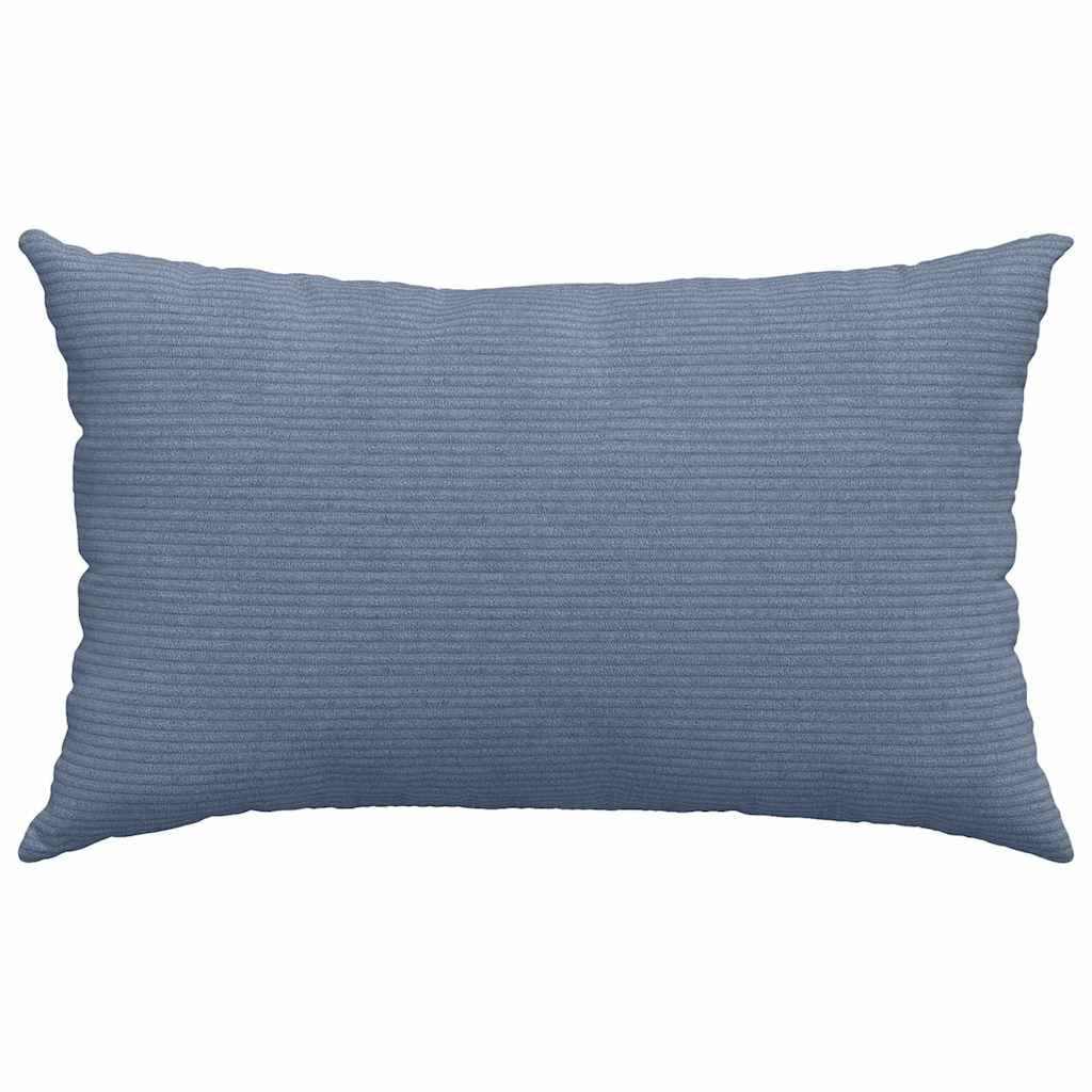 Μαξιλάρι Καναπέ 2 pcs Μπλε 50 x 30 cm Υφασμάτινο Κορντουρά
