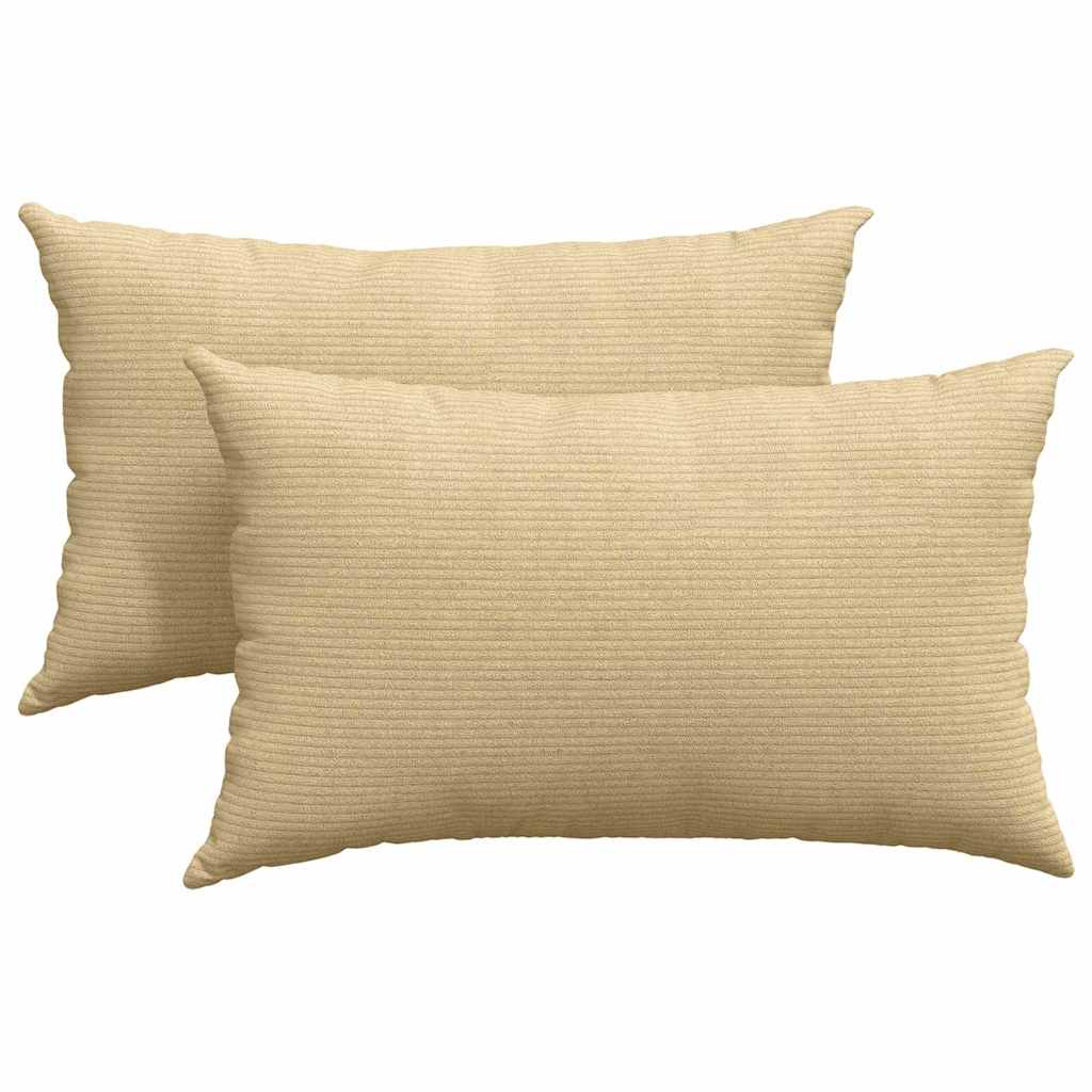 Μαξιλάρι Καναπέ 2 pcs Γκρι Πράσινο 50 x 30 cm