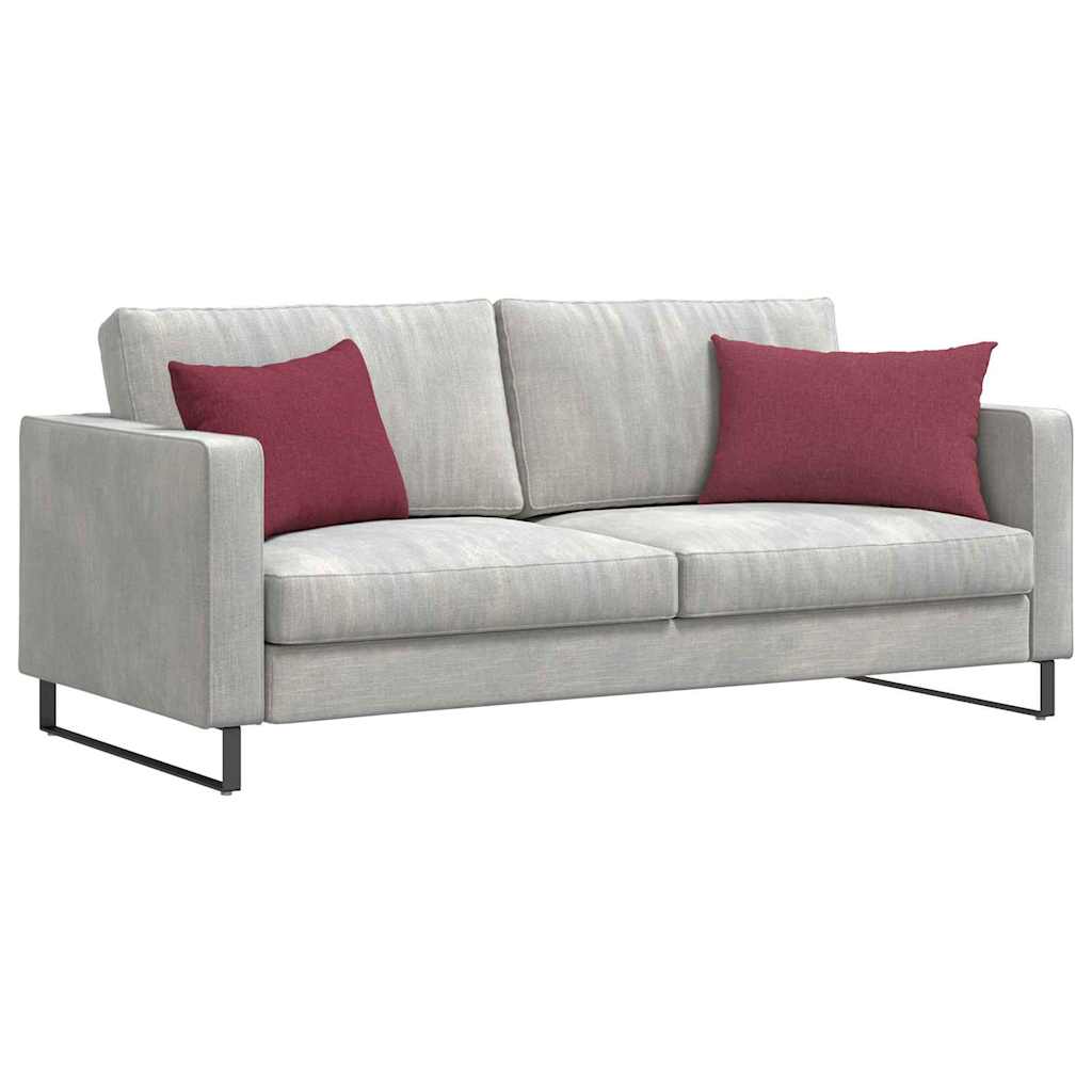 Μαξιλάρι Καναπέ 2 pcs Κόκκινο 60 x 40 cm ύφασμα