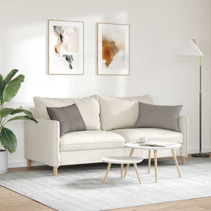 Μαξιλάρι Καναπέ 2 τμχ. ύφασμα Taupe 60 x 40 cm