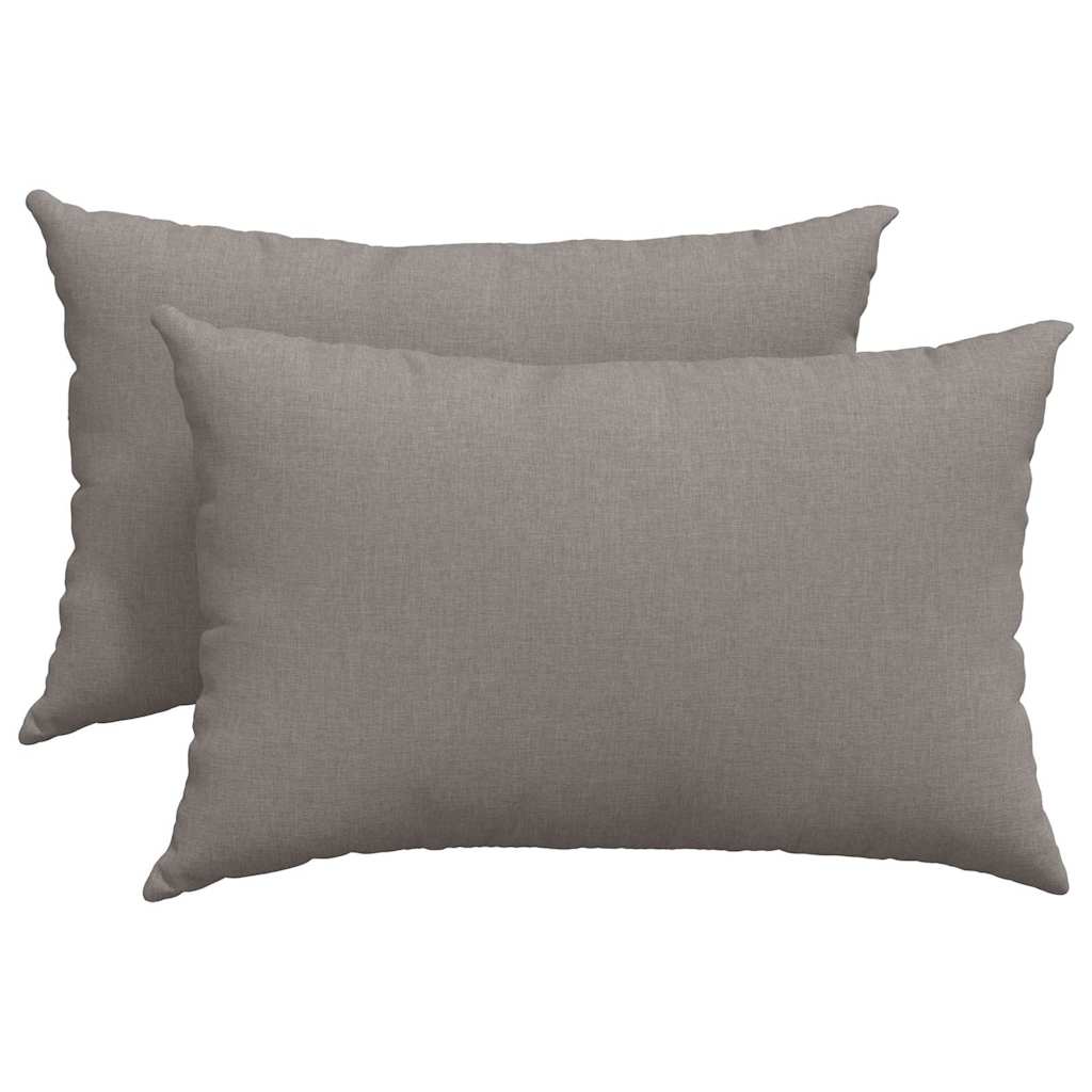 Μαξιλάρι Καναπέ 2 pcs Taupe 60 x 40 cm ύφασμα