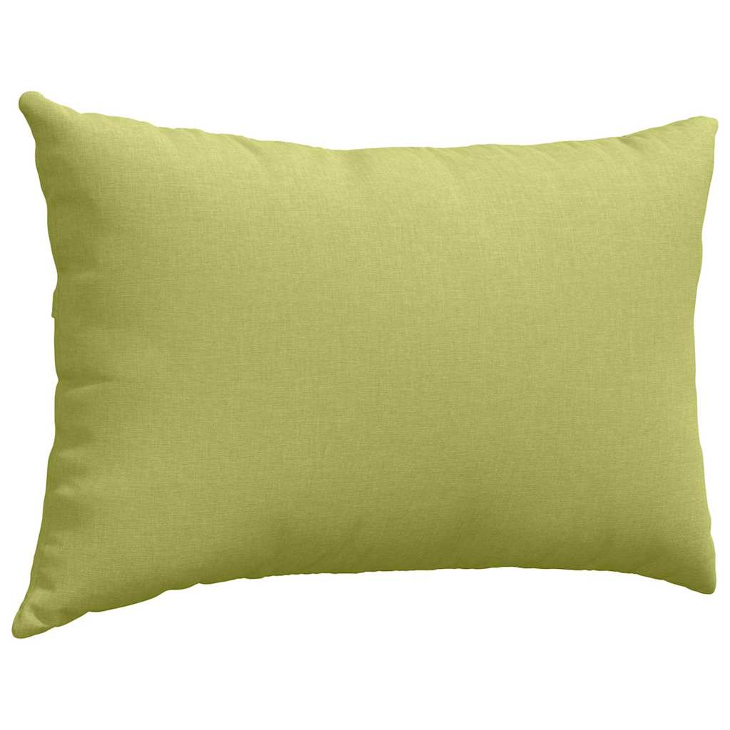 Μαξιλάρι Καναπέ 2 pcs Ανοιχτό Πράσινο 60 x 40 cm ύφασμα