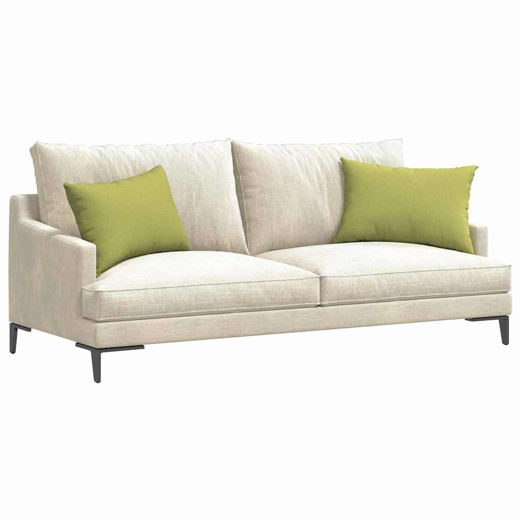 Μαξιλάρι Καναπέ 2 pcs Ανοιχτό Πράσινο 60 x 40 cm ύφασμα