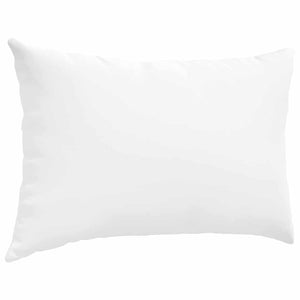 Μαξιλάρι Καναπέ 2 pcs Λευκό 60 x 40 cm ύφασμα - Pakobazaar