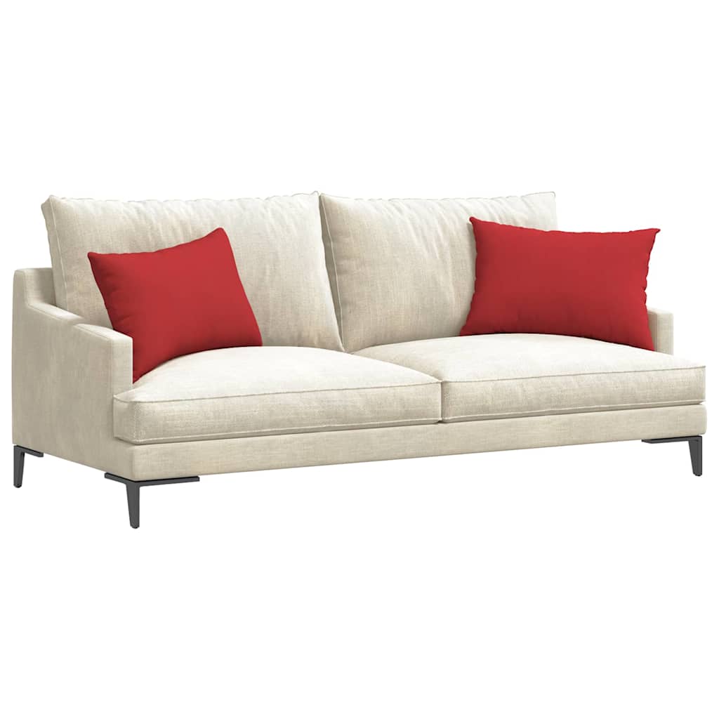 Μαξιλάρι Καναπέ 2 pcs Κόκκινο 60 x 40 cm ύφασμα