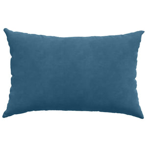 Μαξιλάρι Καναπέ 2 pcs Μπλε 60 x 40 cm Υφασμάτινο Κορντουρά