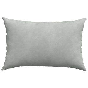 Μαξιλάρι Καναπέ 2 pcs Ανοιχτό γκρι 60 x 40 cm