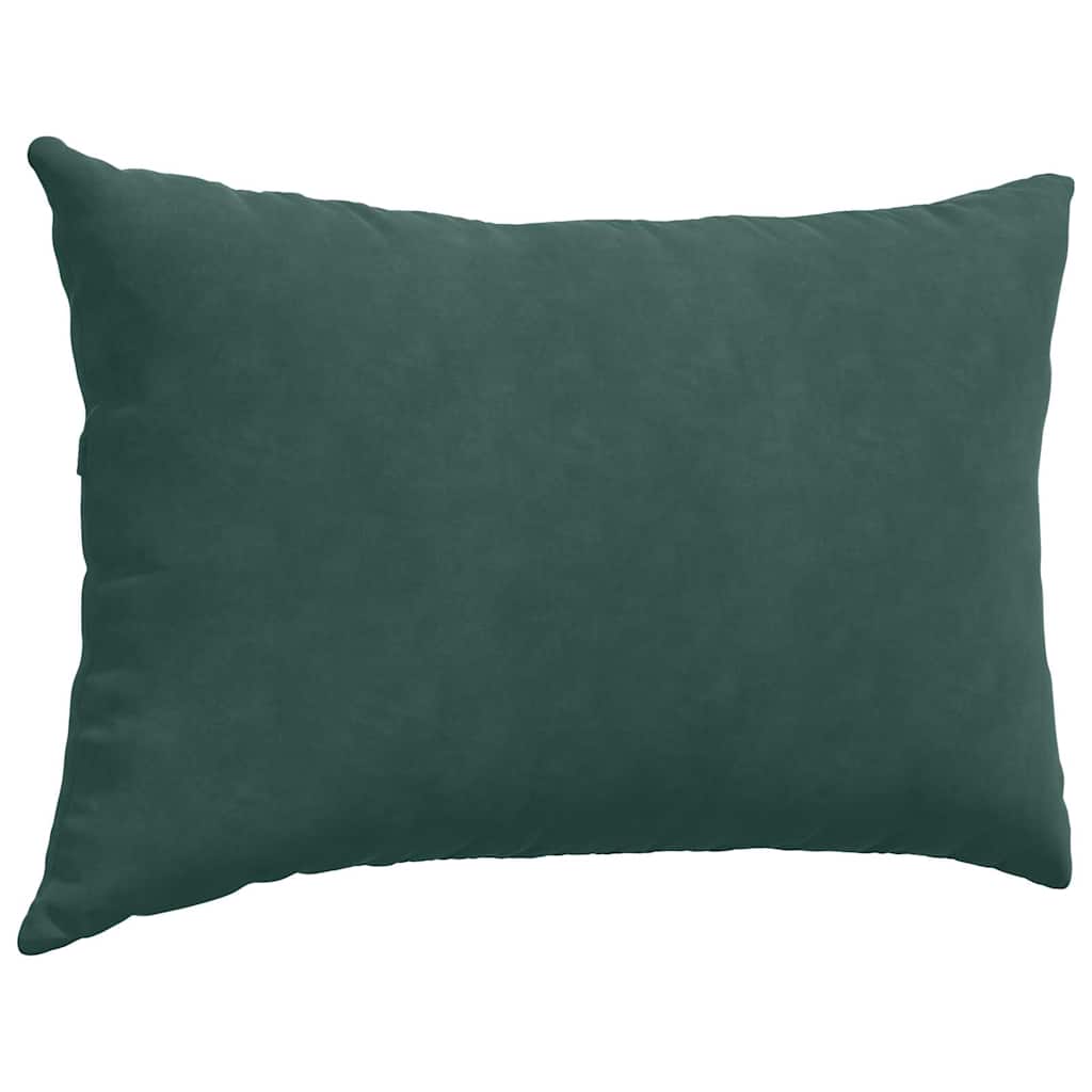 Μαξιλάρι Καναπέ 2 pcs Σκούρο πράσινο 60 x 40 cm