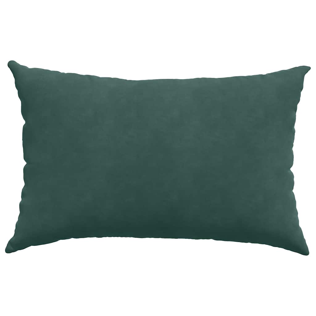 Μαξιλάρι Καναπέ 2 pcs Σκούρο πράσινο 60 x 40 cm