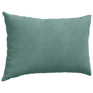 Μαξιλάρι Καναπέ 2 pcs Θαλασσί 60 x 40 cm Υφασμάτινο Κορντουρά