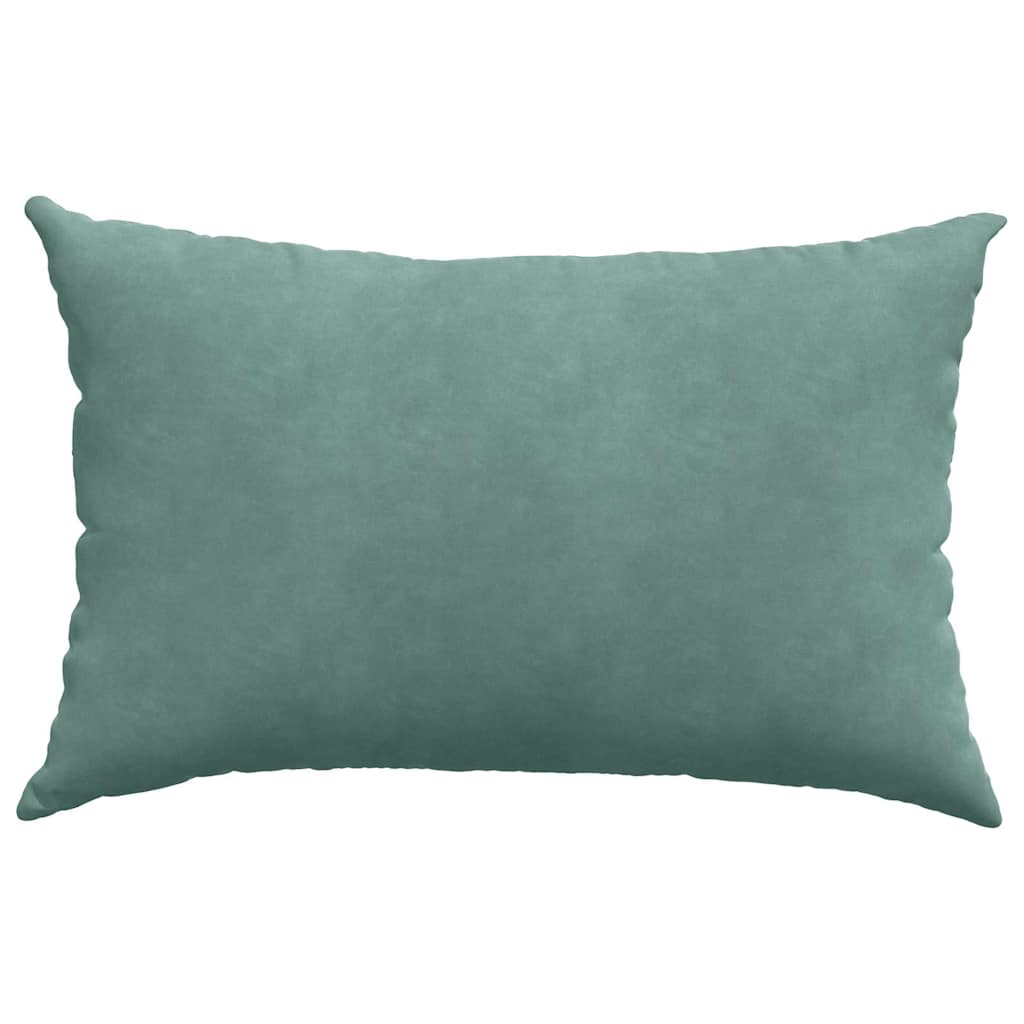 Μαξιλάρι Καναπέ 2 pcs Θαλασσί 60 x 40 cm Υφασμάτινο Κορντουρά