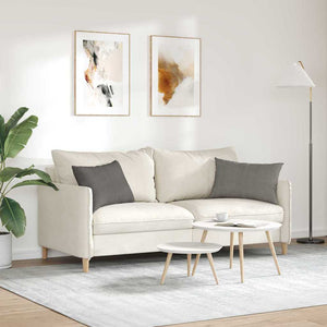 Μαξιλάρι Καναπέ 2 pcs Ανοιχτό γκρι 60 x 40 cm