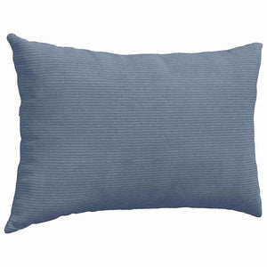 Μαξιλάρι Καναπέ 2 pcs Μπλε 60 x 40 cm Υφασμάτινο Κορντουρά