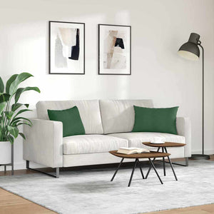 Μαξιλάρι Καναπέ 2 pcs Σκούρο Πράσινο 60 x 40 cm