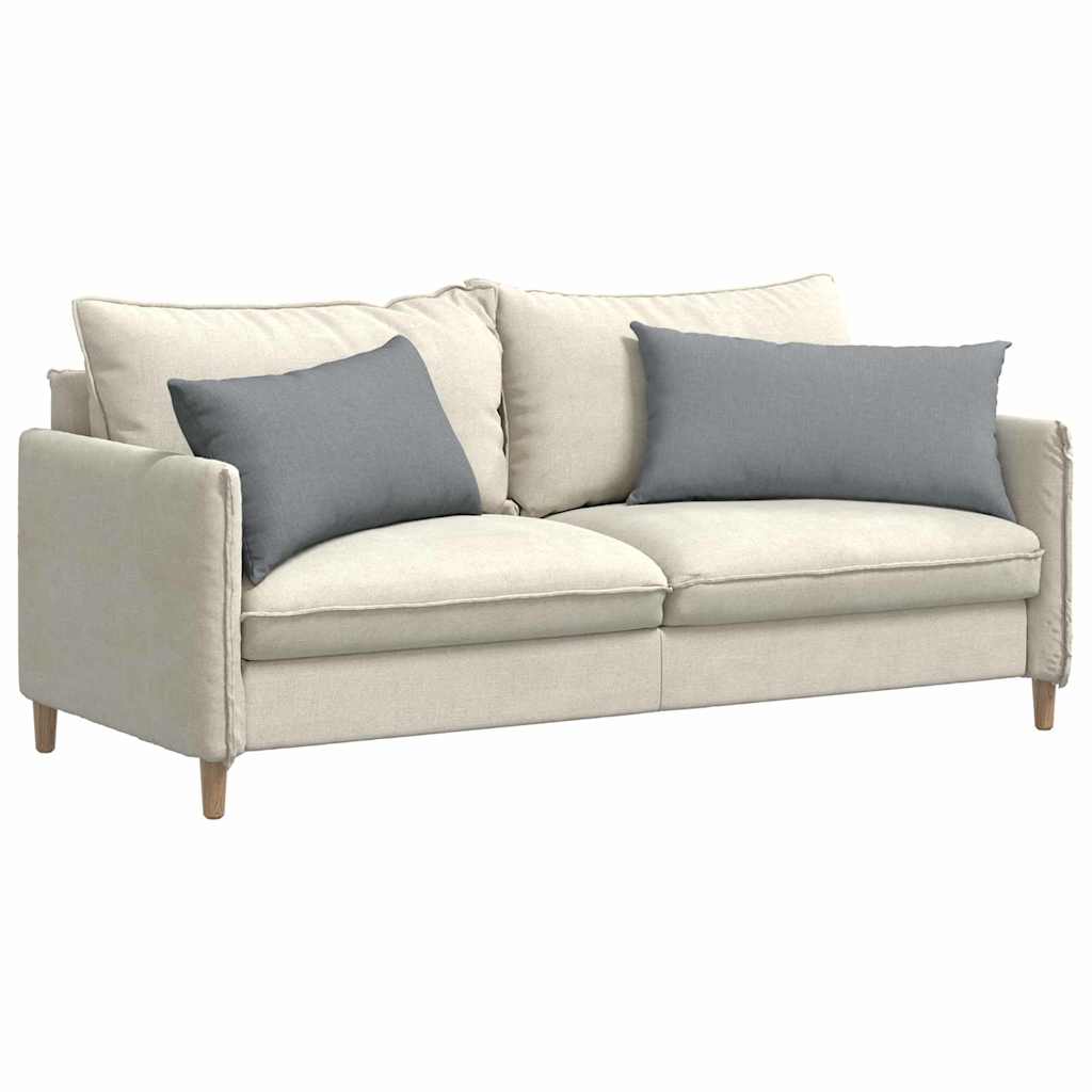 Μαξιλάρι Καναπέ 2 pcs Ανοιχτό γκρι 80 x 40 cm ύφασμα