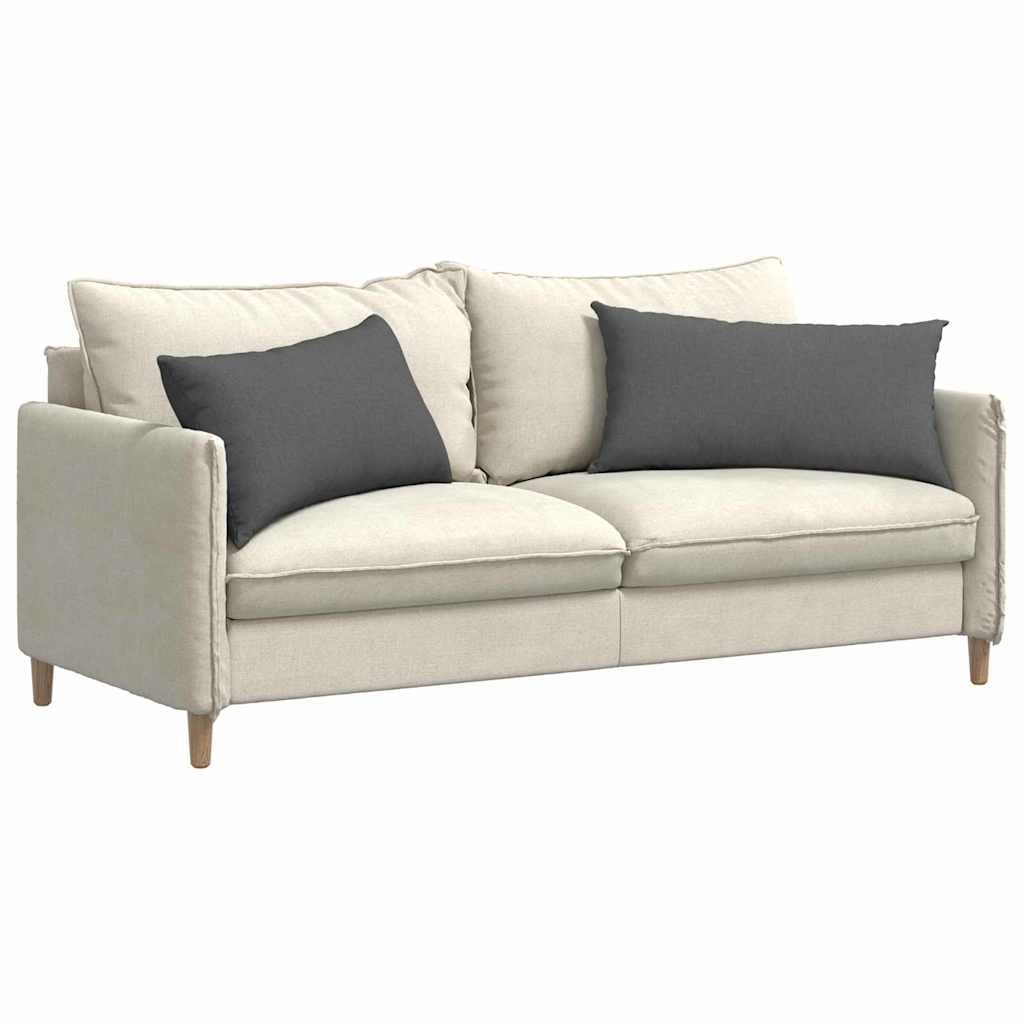 Μαξιλάρι Καναπέ 2 pcs Σκούρο Γκρι 80 x 40 cm ύφασμα