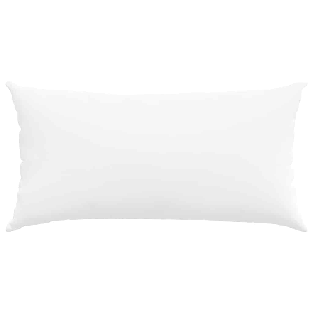Μαξιλάρι Καναπέ 2 pcs Λευκό 80 x 40 cm ύφασμα