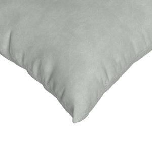 Μαξιλάρι Καναπέ 2 pcs Ανοιχτό γκρι 80 x 40 cm