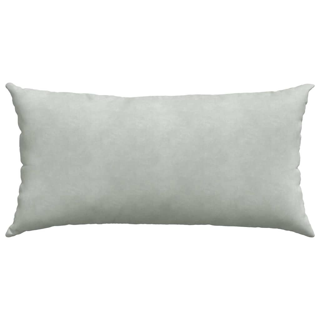 Μαξιλάρι Καναπέ 2 pcs Ανοιχτό γκρι 80 x 40 cm