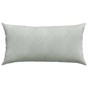 Μαξιλάρι Καναπέ 2 pcs Ανοιχτό γκρι 80 x 40 cm