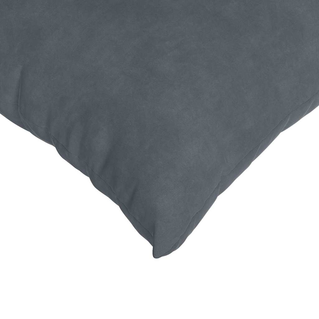 Μαξιλάρι Καναπέ 2 pcs Σκούρο Γκρι 80 x 40 cm
