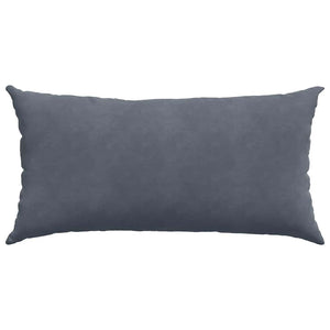 Μαξιλάρι Καναπέ 2 pcs Σκούρο Γκρι 80 x 40 cm