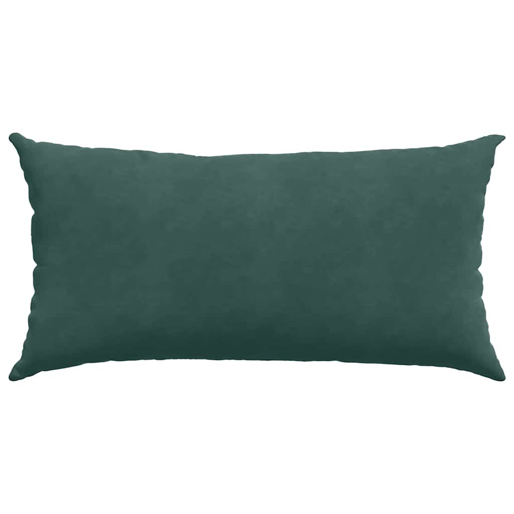 Μαξιλάρι Καναπέ 2 pcs Σκούρο Πράσινο 80 x 40 cm