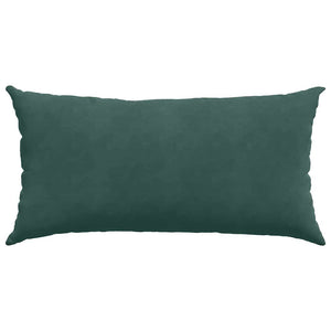 Μαξιλάρι Καναπέ 2 pcs Σκούρο Πράσινο 80 x 40 cm