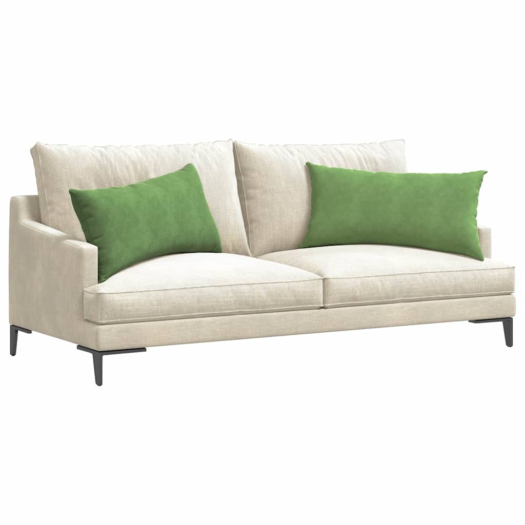 Μαξιλάρι Καναπέ 2 pcs Ανοιχτό Πράσινο 80 x 40 cm - Pakobazaar