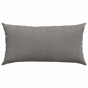 Μαξιλάρι Καναπέ 2 pcs Ανοιχτό γκρι 80 x 40 cm