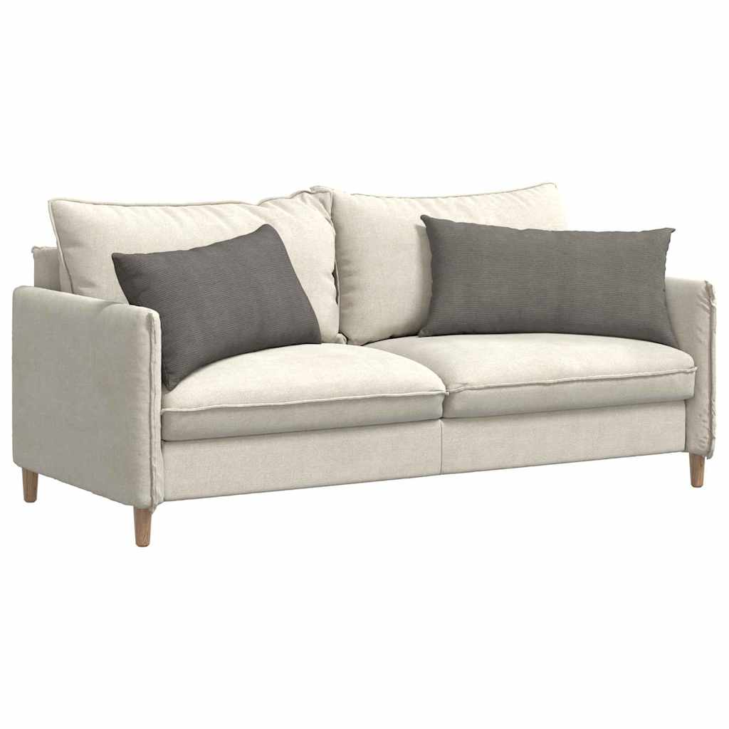 Μαξιλάρι Καναπέ 2 pcs Ανοιχτό γκρι 80 x 40 cm