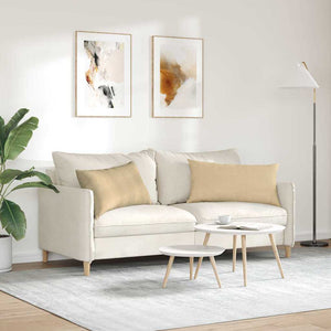 Μαξιλάρι Καναπέ 2 pcs Γκρι Πράσινο 80 x 40 cm