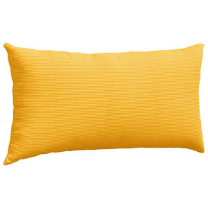 Μαξιλάρι Καναπέ 2 pcs Απαλό Κίτρινο 80 x 40 cm