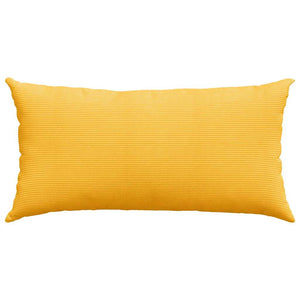 Μαξιλάρι Καναπέ 2 pcs Απαλό Κίτρινο 80 x 40 cm