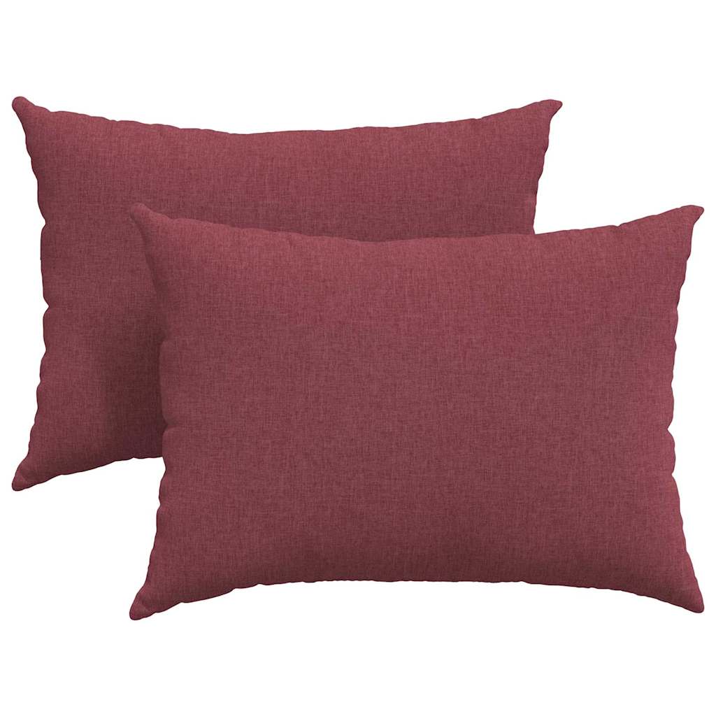 Μαξιλάρι Καναπέ 2 pcs Κόκκινο 70 x 50 cm ύφασμα
