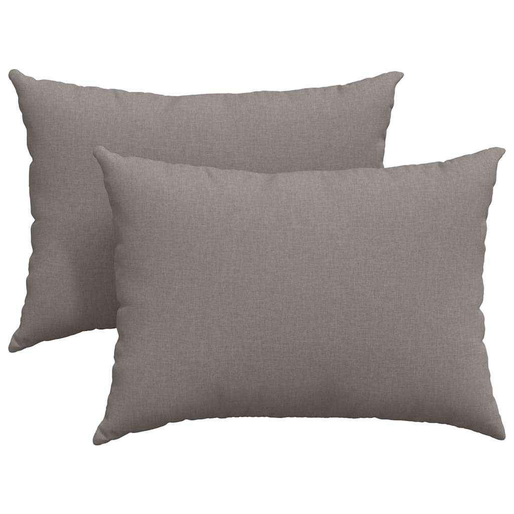 Μαξιλάρι Καναπέ 2 pcs Taupe 70 x 50 cm ύφασμα
