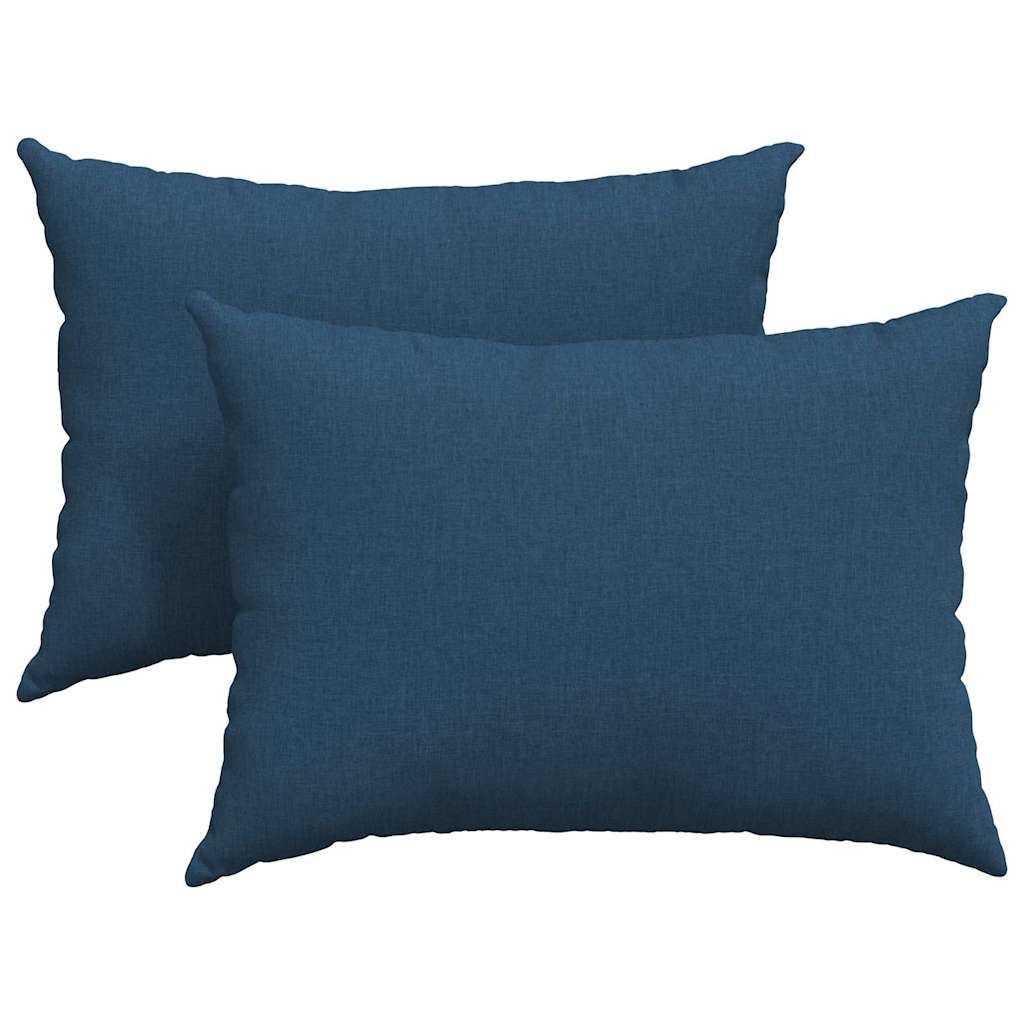 Μαξιλάρι Καναπέ 2 pcs Μπλε 70 x 50 cm ύφασμα