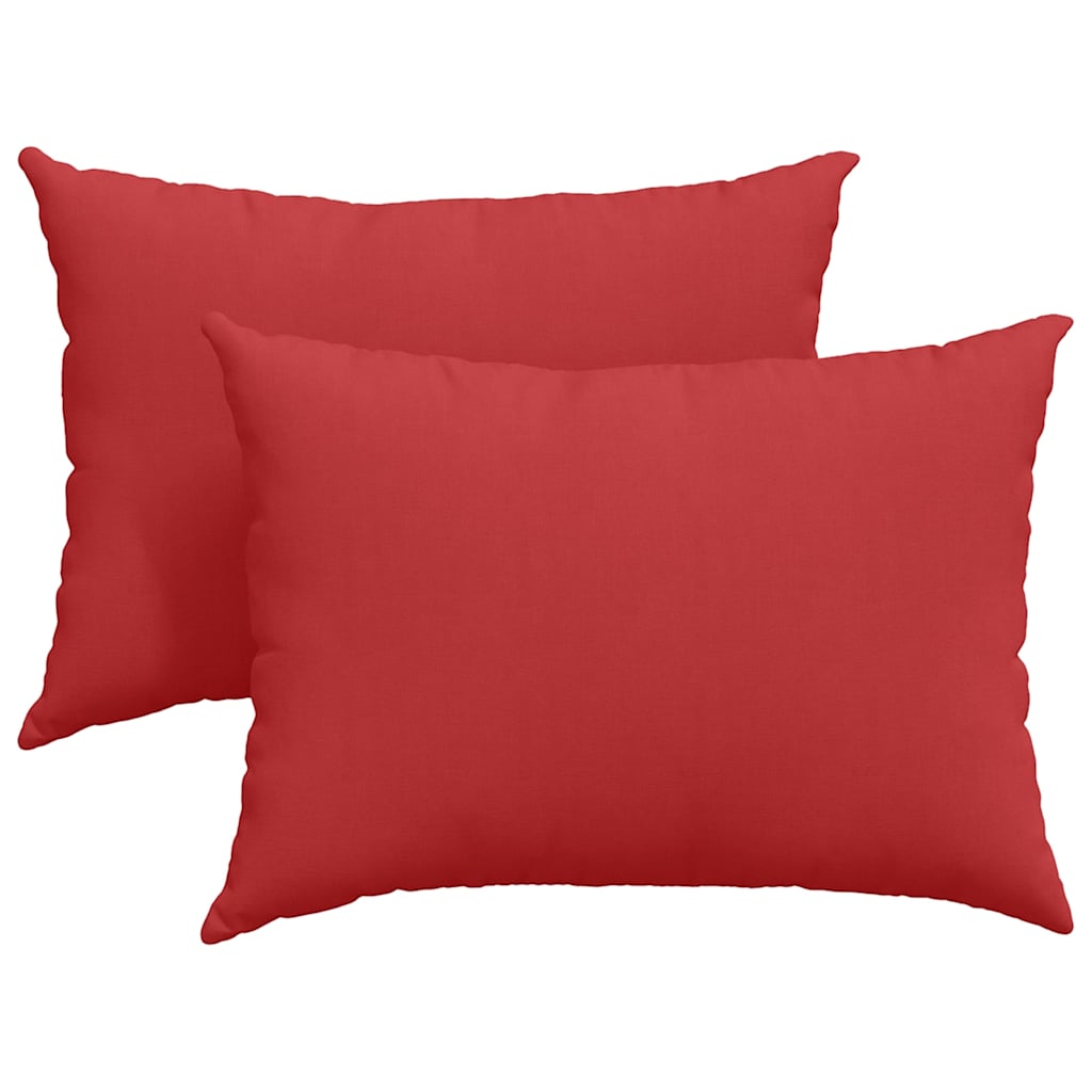 Μαξιλάρι Καναπέ 2 pcs Κόκκινο 70 x 50 cm ύφασμα