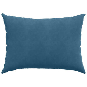 Μαξιλάρι Καναπέ 2 pcs Μπλε 70 x 50 cm Υφασμάτινο Κορντουρά - Pakobazaar