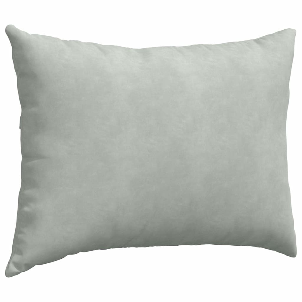 Μαξιλάρι Καναπέ 2 pcs Ανοιχτό γκρι 70 x 50 cm