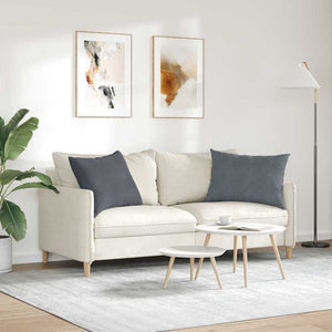 Μαξιλάρι Καναπέ 2 pcs Σκούρο Γκρι 70 x 50 cm