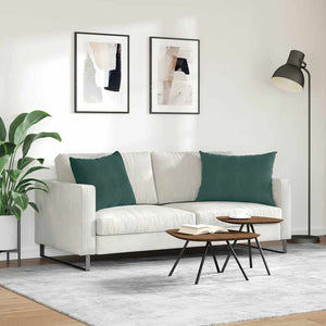 Μαξιλάρι Καναπέ 2 pcs Σκούρο Πράσινο 70 x 50 cm
