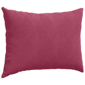 Μαξιλάρι Καναπέ 2 pcs Κόκκινο 70 x 50 cm Υφασμάτινο Κορντουρά