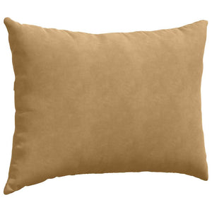 Μαξιλάρι Καναπέ 2 pcs Καφέ 70 x 50 cm Υφασμάτινο Κορντουρά